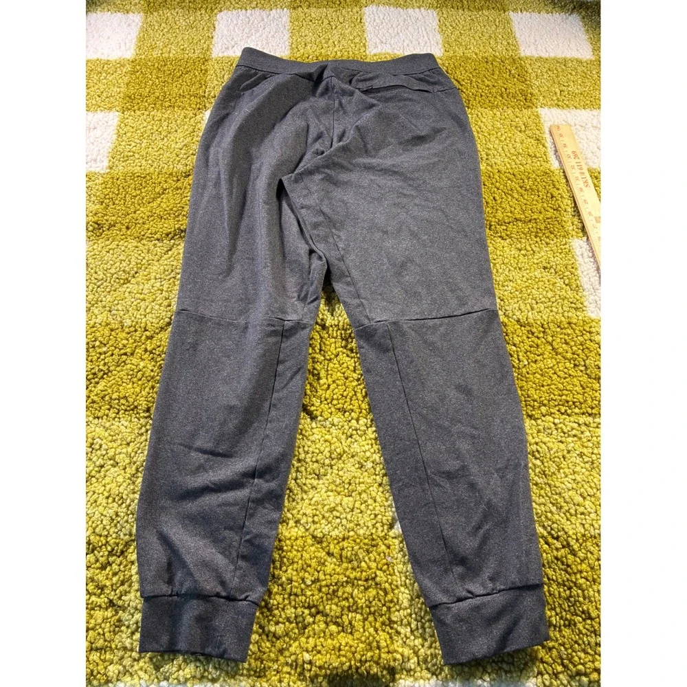 Lululemon Mens ABC Jogger Heathered Charcoal Gray Tapered Pants Size Medium‎